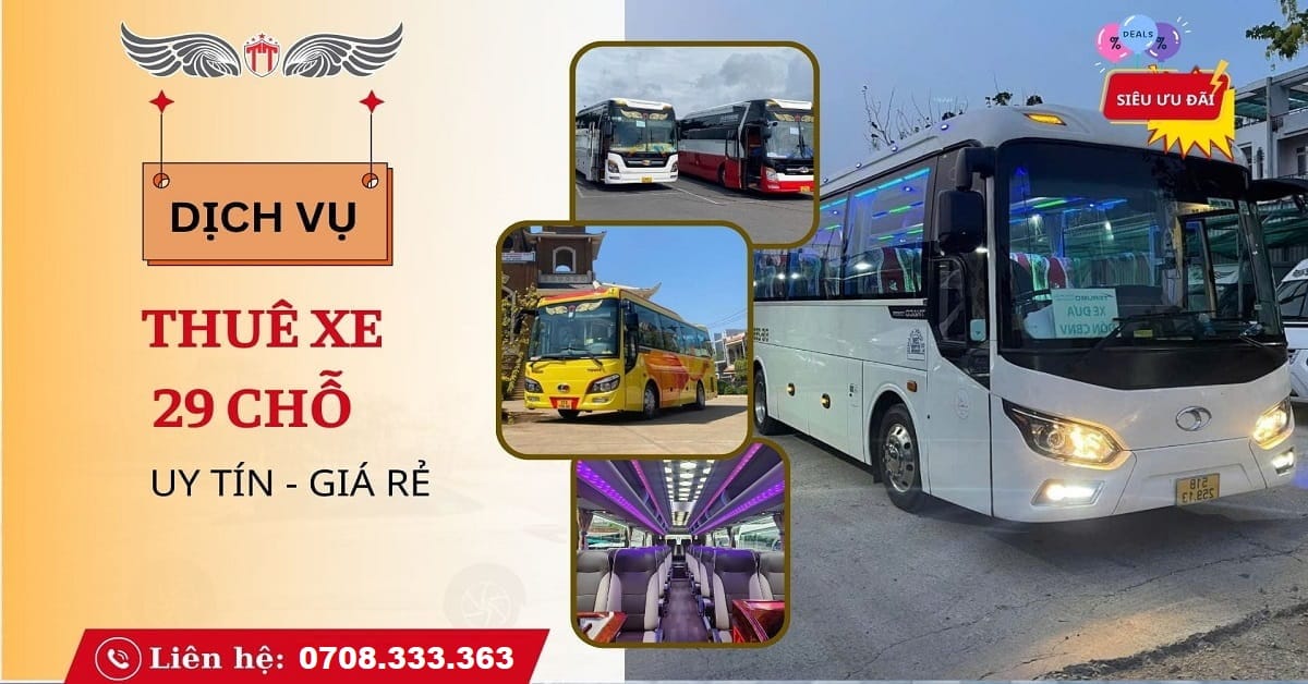cho thuê xe 29 chỗ hà nội