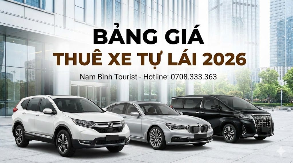 bảng giá thuê xe tự lái hà nội